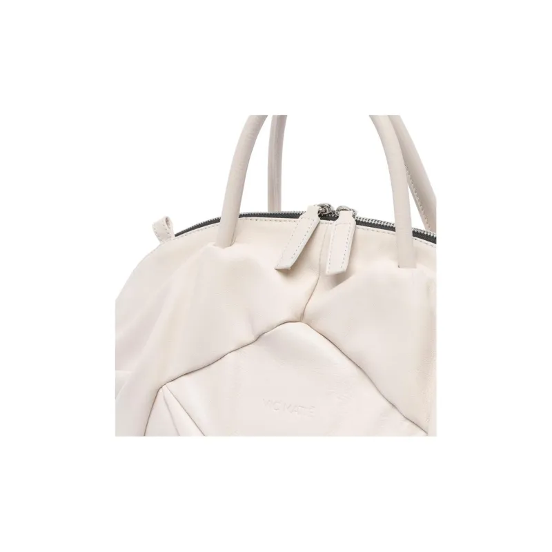 Vic Matie Calfskin Shoulder Bag, Crossbody Bag, Handbag Women's White-3
