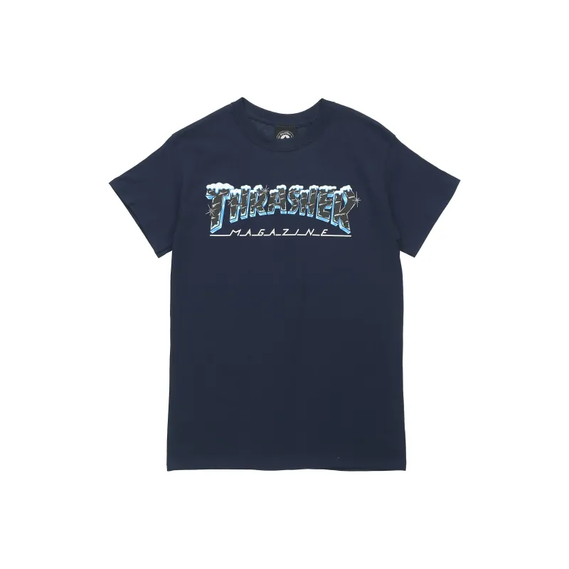 Thrasher T Shirt US Version Unisex Blue-0