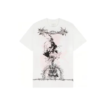 Givenchy Gothic Print Oversized T Shirt