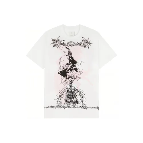 Givenchy Gothic Print Oversized T Shirt