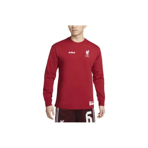 Nike LeBron X Liverpool F.C. Long Sleeve Max90 T shirt Asia Sizing