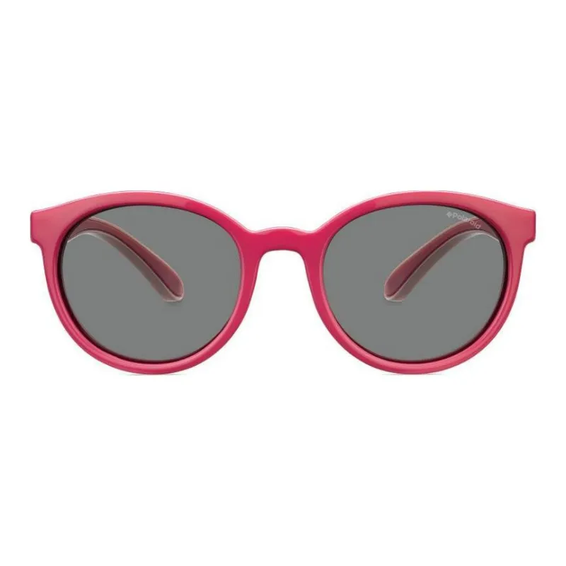 Polaroid Polycarbonate Irregular Shape Sunglasses Kids' Pink-1