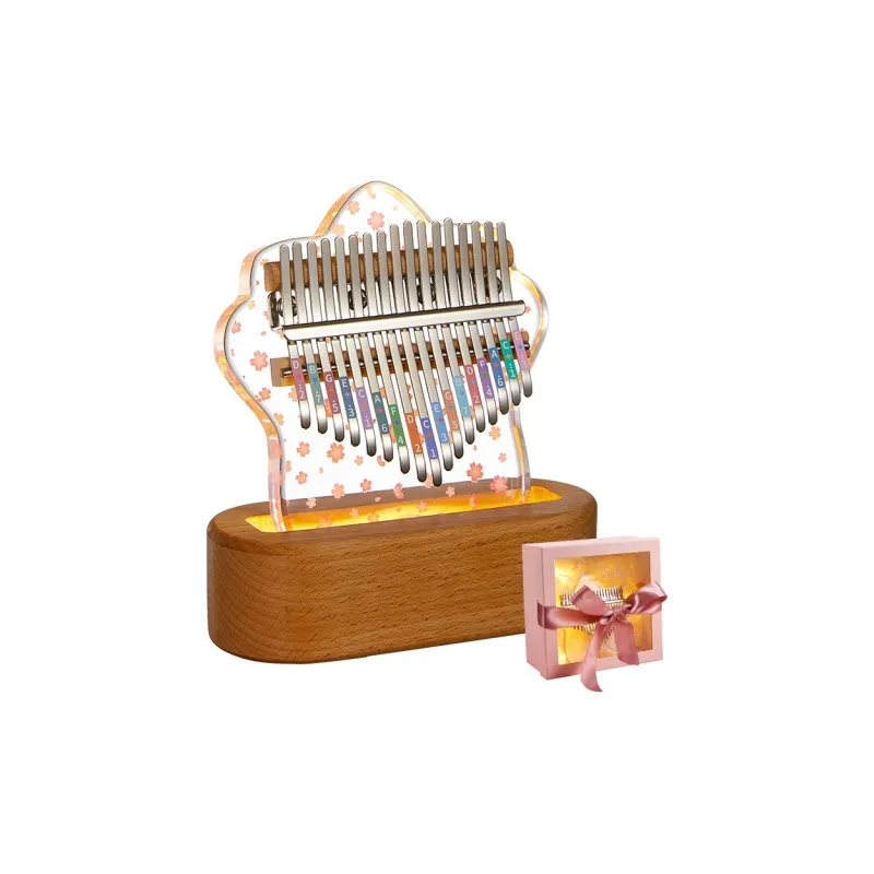 CEGA Acrylic Kalimba Fully Transparent Appearance 17/21 Keys Thumb Piano-9