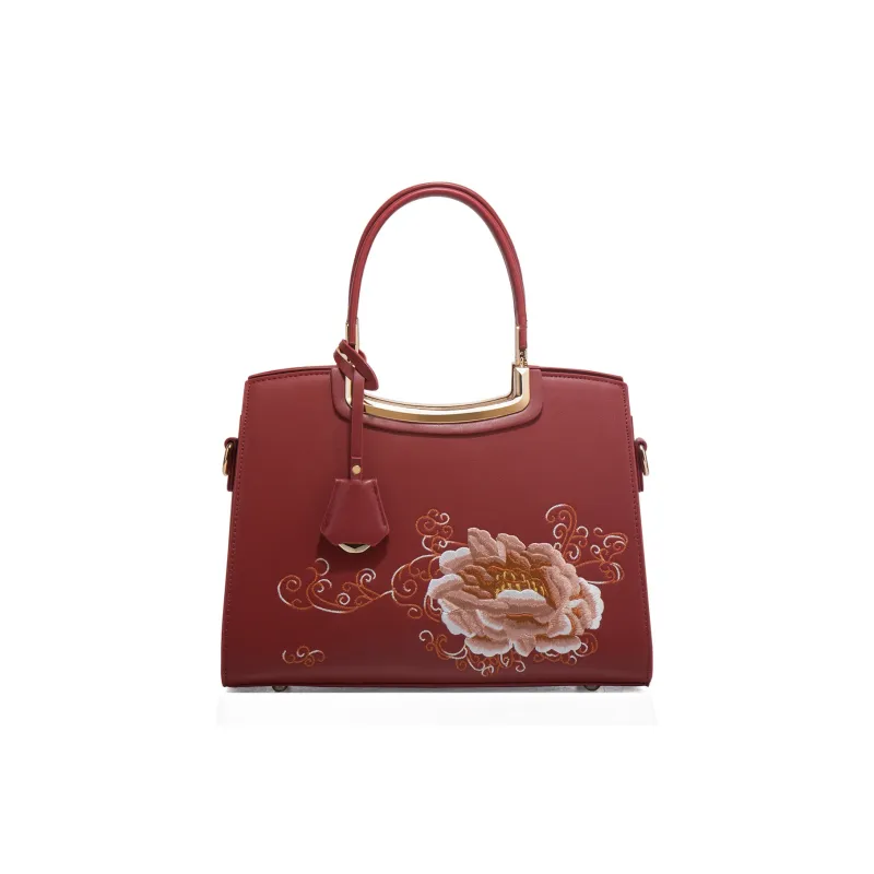 HACIN Pu Crossbody Bags Handbags Regular Women's Red-1