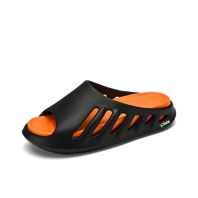 Yalu Preferred EVA Cut Out Slip Resistant Odor Resistant Abrasion Resistant Slide Slippers Men's-6