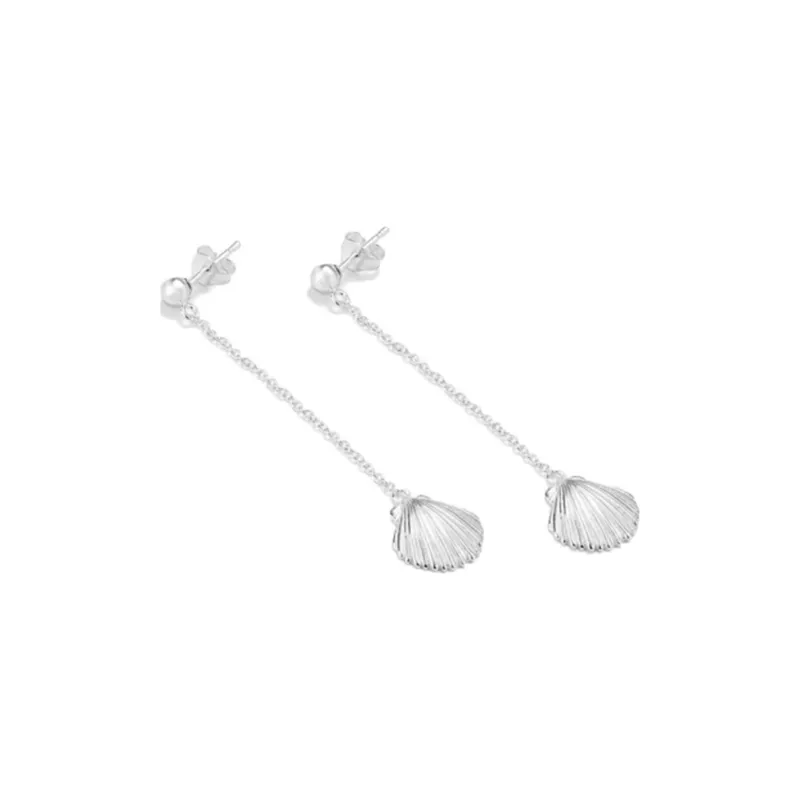 Radiant Stainless Steel, Silver Drop Earrings Women's Silver-1