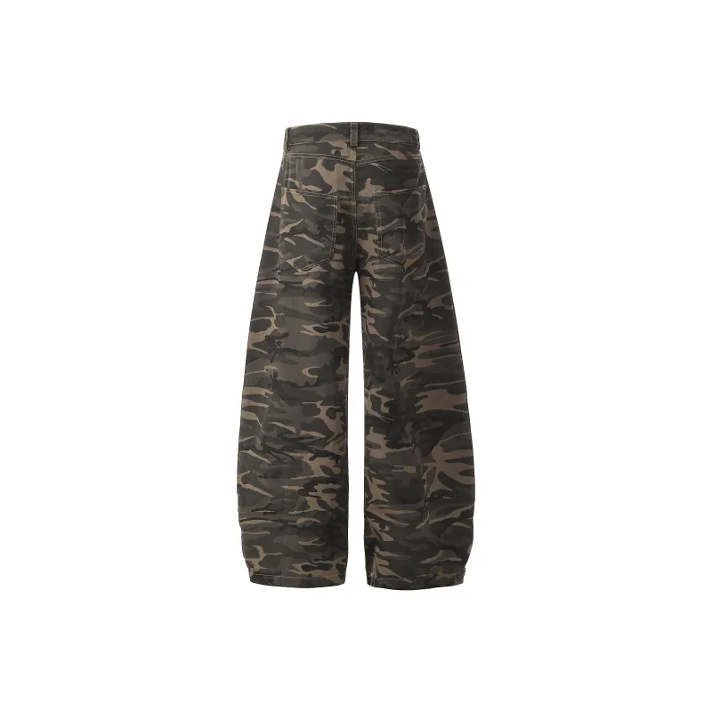 YINLEI Cargo Pants Unisex Camouflage-1