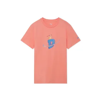 LiNing T Shirt Unisex Neon Light Orange