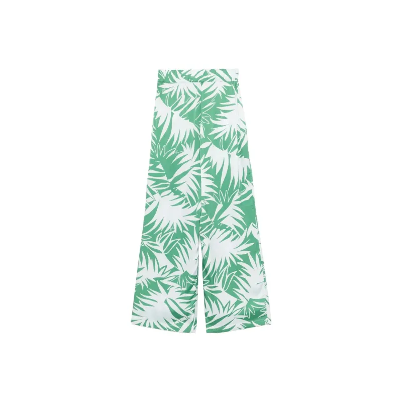 LIU·JO Palm Tree print Trousers-1
