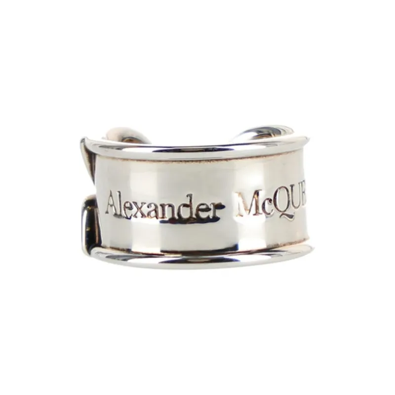 Alexander McQueen Safety Pin Ring-0
