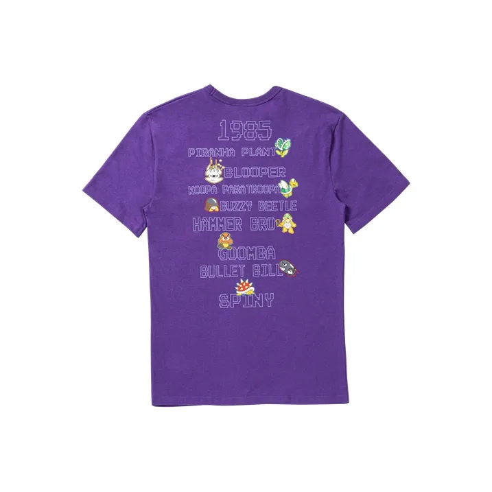 Champion x Super Mario Bros T Shirt Unisex Purple US Version-0