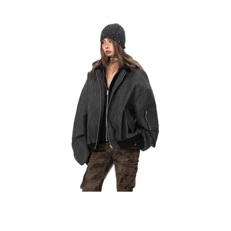 NEVER RULE Jacket Unisex Black Gray Color-0