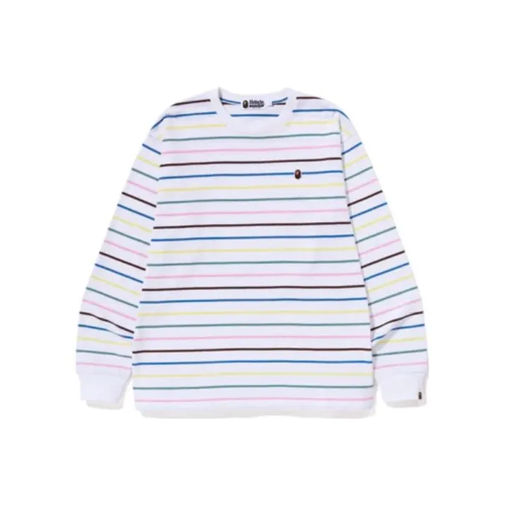 Bape Hoop Relaxed Fit L/S Tee-4