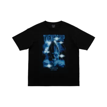 THEWIZBRAND T Shirt Unisex Washed Black