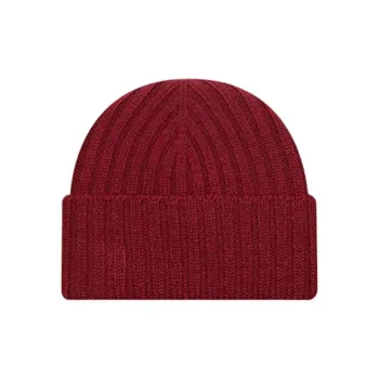 New Era Polyester, Acrylic Beanies Unisex Red