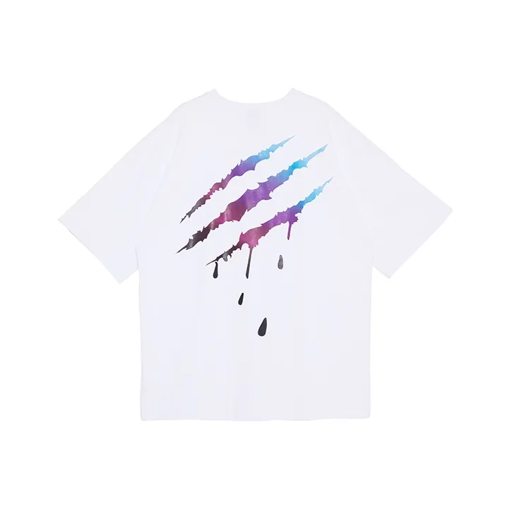 Suamoment Short Sleeved T Shirt Unisex White-0