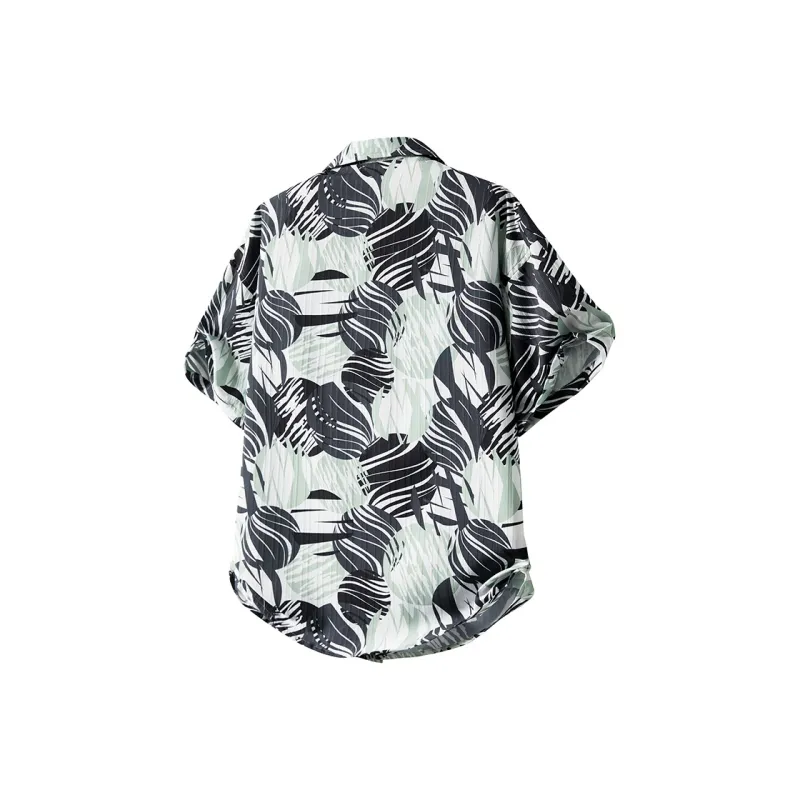 MASGLO Shirt Unisex Hawaiian Black-1