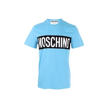 MOSCHINO T Shirts Men Blue