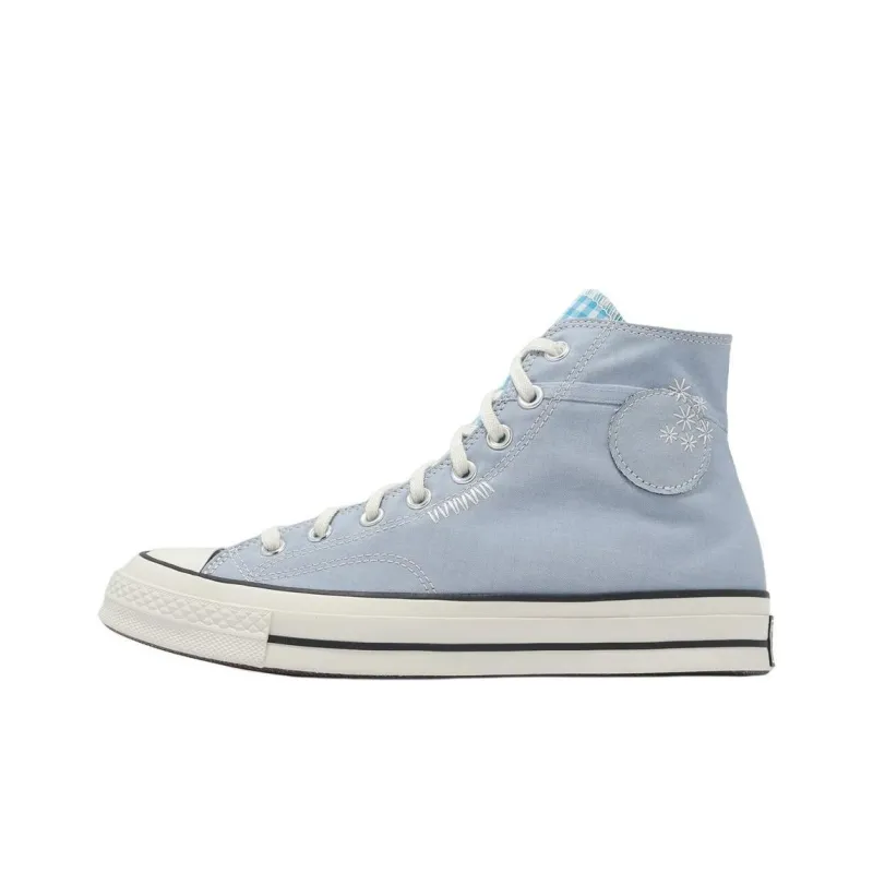 Chuck 70 Converse High 'Upcycled Chambray & Gingham'-0