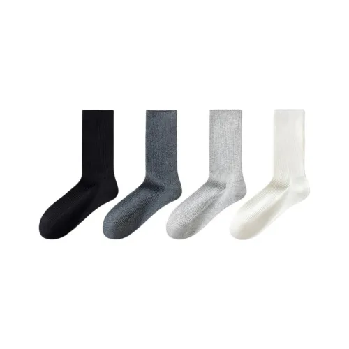 Temooues Mid Calf Socks Women's Combo Set