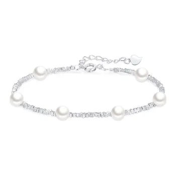 Love Link S925 Silver Bracelets Women's