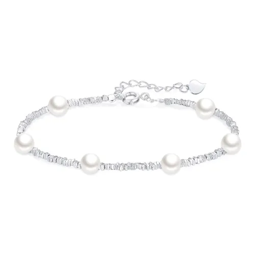 Love Link S925 Silver Bracelets Women's