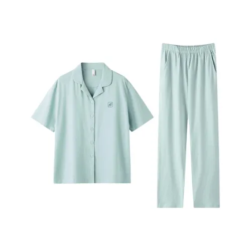 ZAO FU NIAO Pajama Set Women's Sunny Mountain Blue