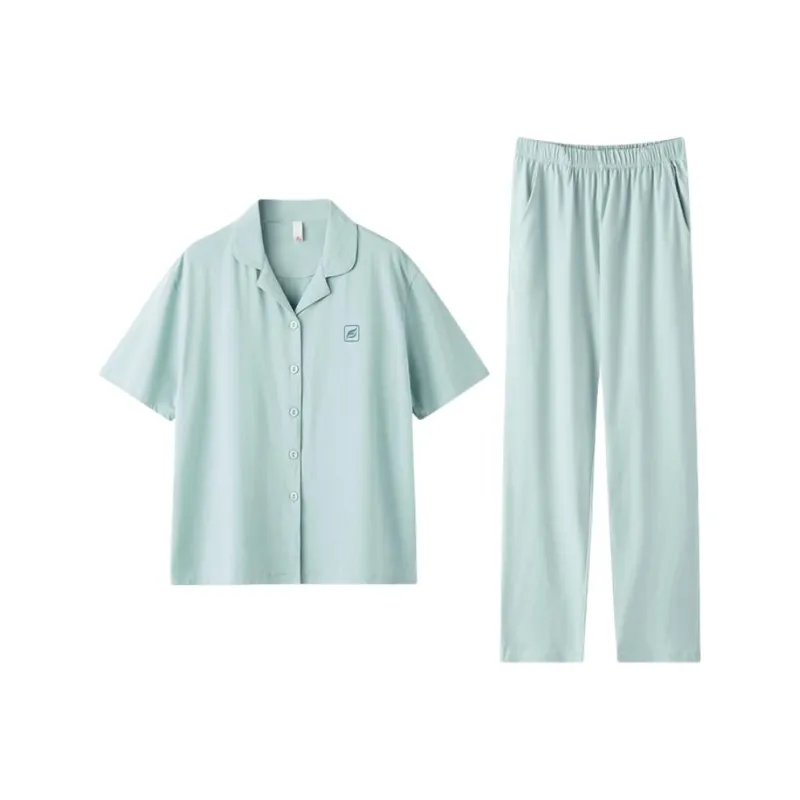 ZAO FU NIAO Pajama Set Women's Sunny Mountain Blue-0
