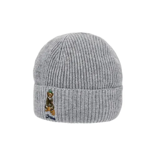 Polo Ralph Lauren Acrylic Recycled Nylon Wool Nylon Beanies Men's Gray