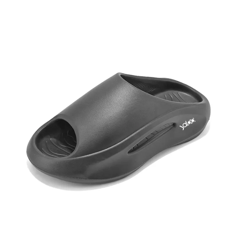 Yalu Preferred EVA Cut Out Slip Resistant Odor Resistant Abrasion Resistant Slide Slippers Unisex-6