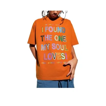 UNIQLO T Shirts Unisex Orange