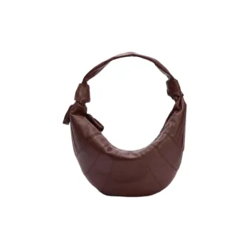 Lemaire Croissant Series Grain Cow Leather Croissant Bag, Handbag, Shoulder Bag Regular Women's Baked Walnut