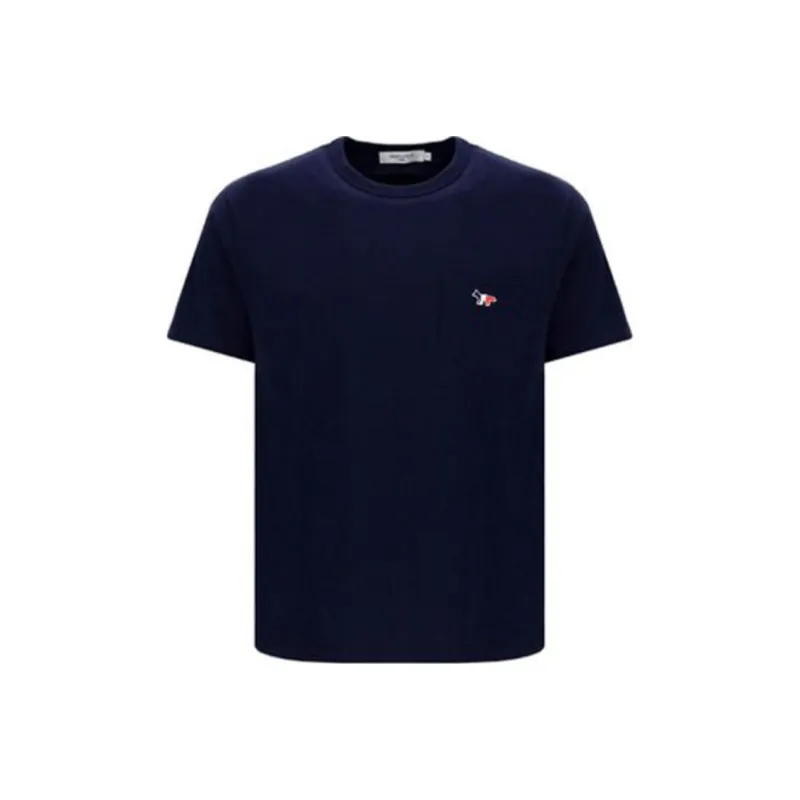 Maison Kitsune T Shirts Men Blue-0