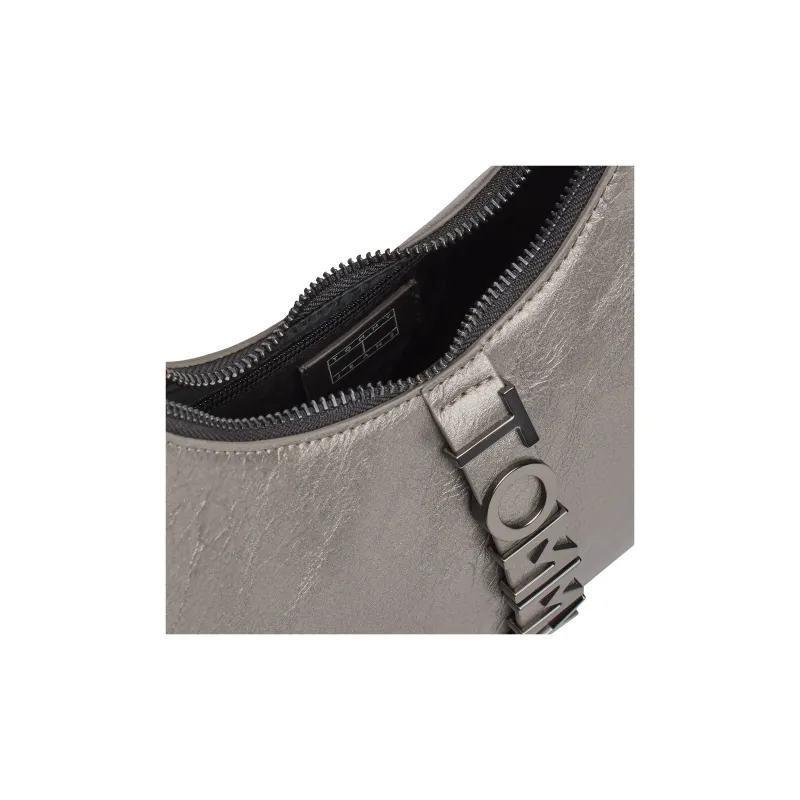 Tommy Hilfiger Polyurethane Shoulder Bag Women's Silver-2