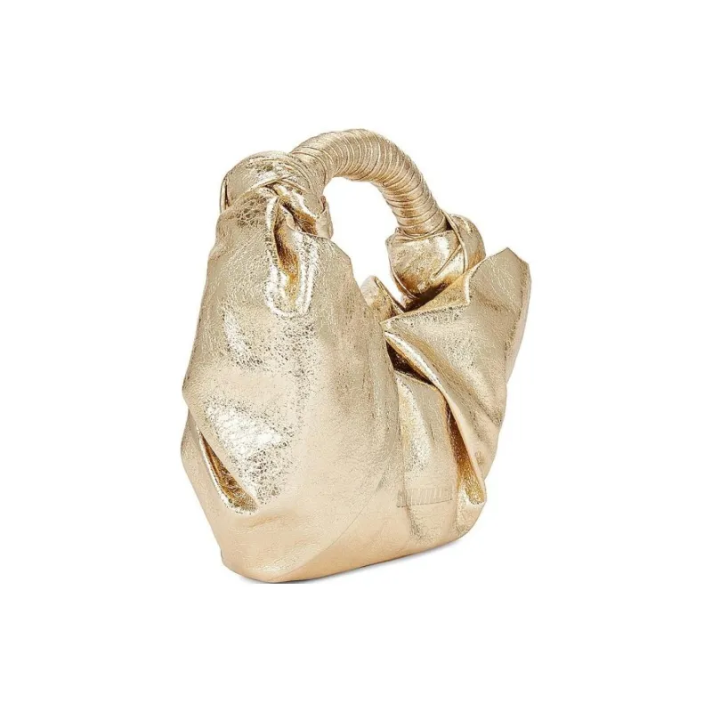 SIMON MILLER Leather Handbag Women's Gold-1