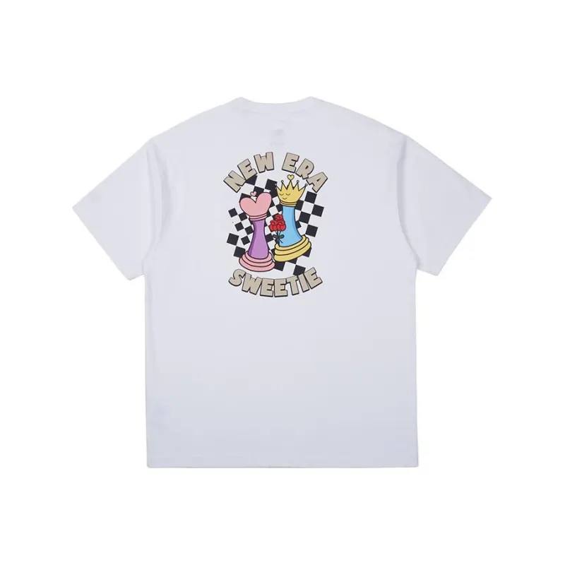 New Era T Shirt Unisex Snow White-0