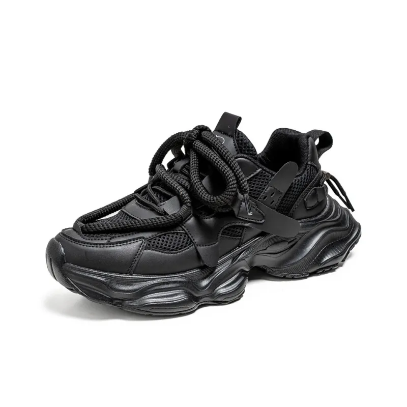 HACKBUTEER Low Top Chunky Sneakers Men's Box Included-2