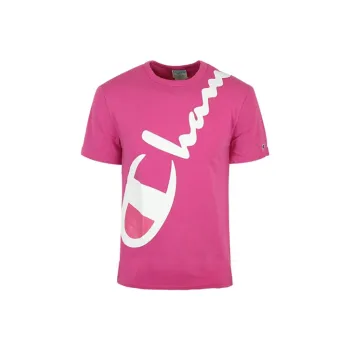 Champion T Shirt Unisex Pink US Version