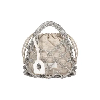 Kurt Geiger London Small Macramé Tote Bag