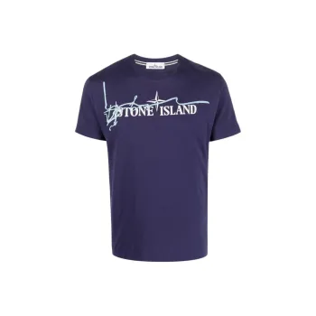 STONE ISLAND T Shirts Men Purple