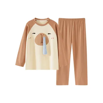 O'MESIK Pajama Set Women's Light Brown