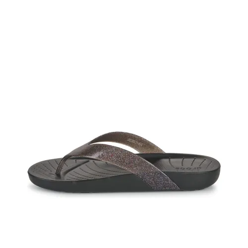Crocs Flip Flops Low Heel Women's Black
