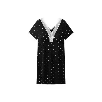 Lan Miao Nightgown Women's Black