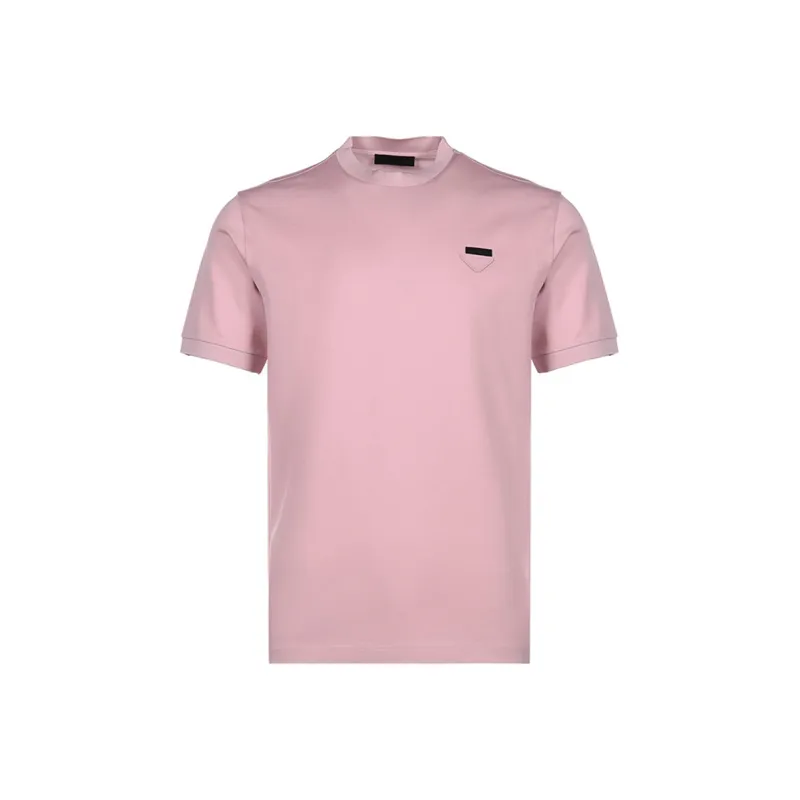 PRADA T-Shirts Men Rose Pink-0