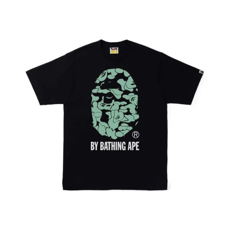 A BATHING APE Text Code Camo By Bathing Ape Tee-0