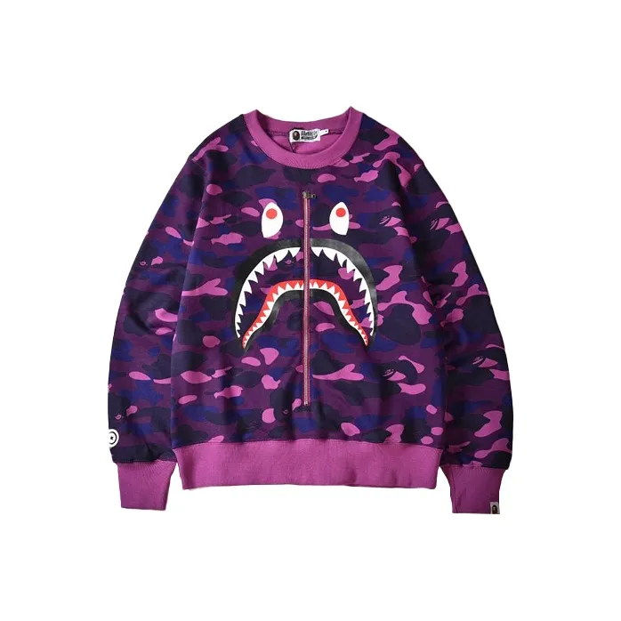 Bape Color Camo Shark Crewneck-5