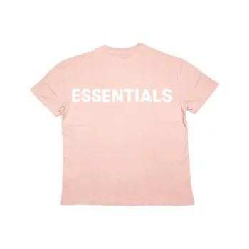 Fear Of God Essentials Pink 3M Logo Boxy T Shirt