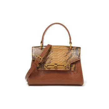 DAPHNE PU Handbag Women's Brown