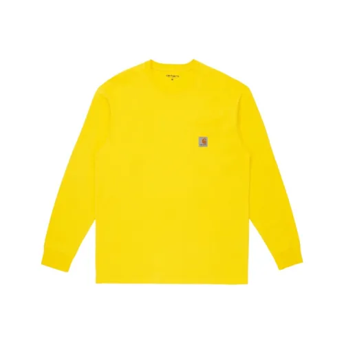 Carhartt WIP T Shirts Men Yellow