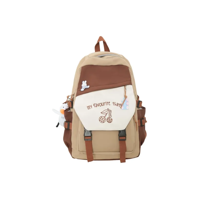 Travel Nylon Backpack Unisex Multicolor-7